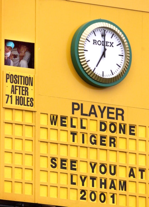 Scoreboard 2000 Open Championship