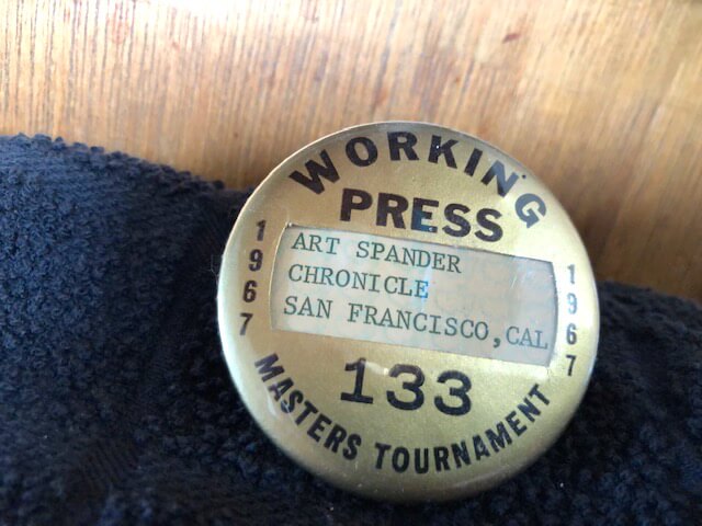 Art Spander, 1967 Badge