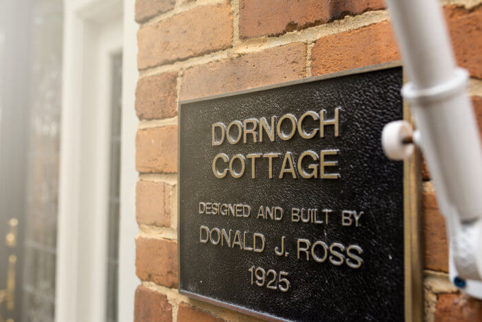 Dornoch Cottage sign