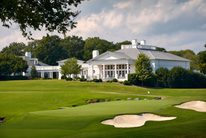 Quail Hollow 18th hole/clubhouse
