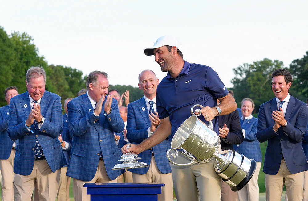 Scheffler’s game conquers Quail Hollow test