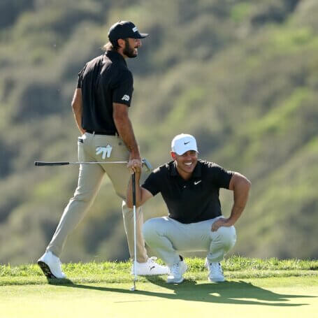 Koepka warmly received as he shakes off rust