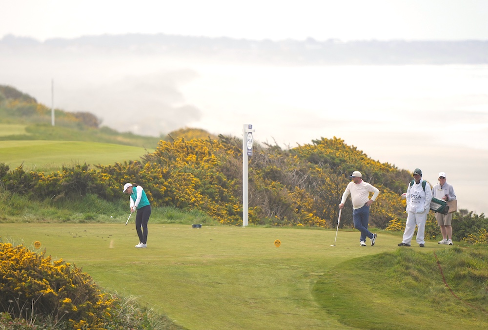 Coe flies flag for female instructors at Bandon Dunes